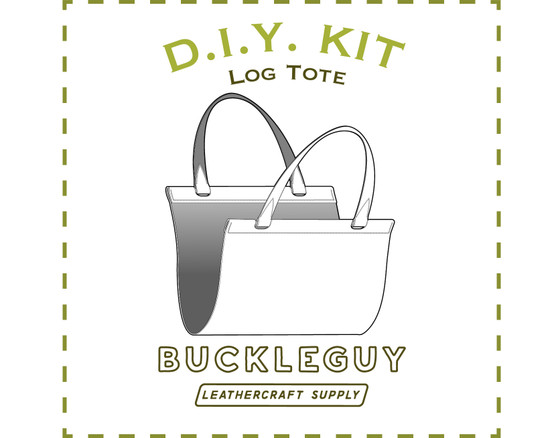 Printable template for making a stitched and no-stitch leather wood carrier