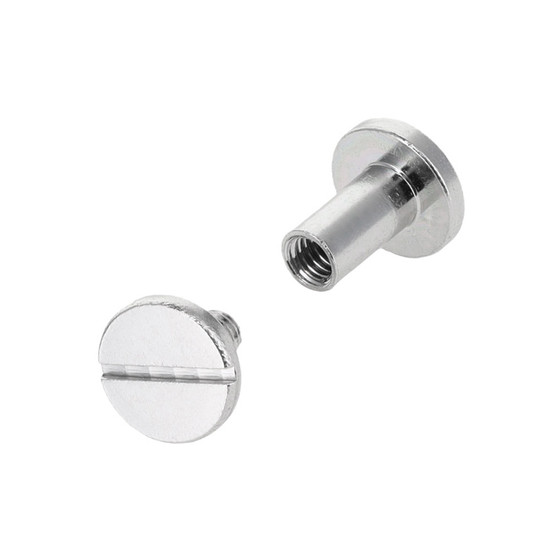 Nickel Plate Cylinder Chicago Screws 3/8"