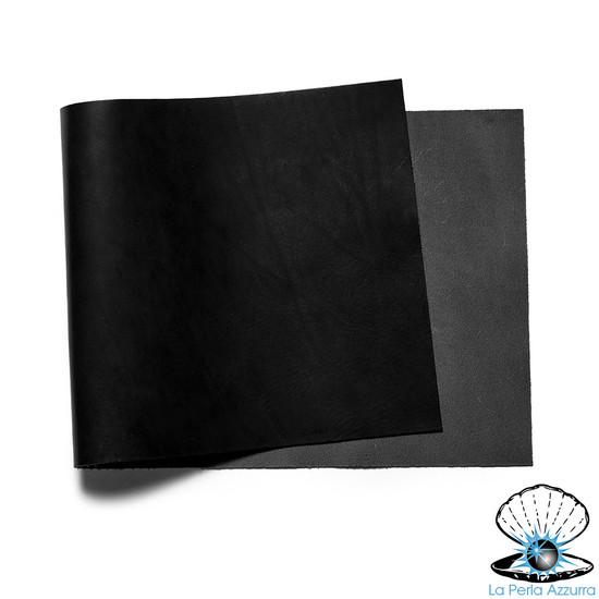 Missouri Leather Panel from La Perla Azzurra, Black