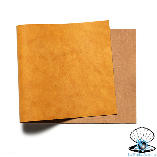 Missouri Leather Panel from La Perla Azzurra, Light Brown