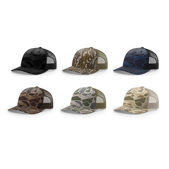 Richardson 112 Printed Five Panel Hats Available Wholesale
