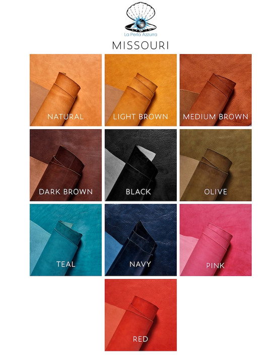 La Perla Missouri Leather Swatches
