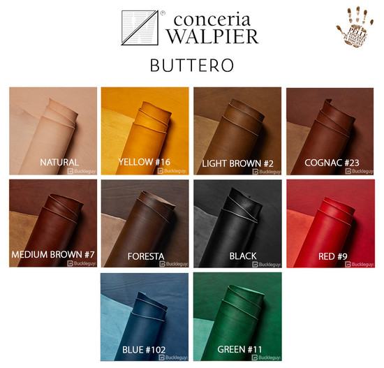 Walpier Buttero Leather Swatches