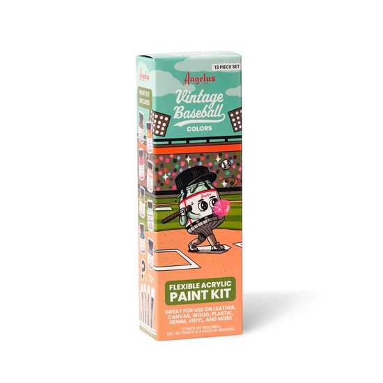 Angelus, Leather Paint Kit, Vintage Baseball