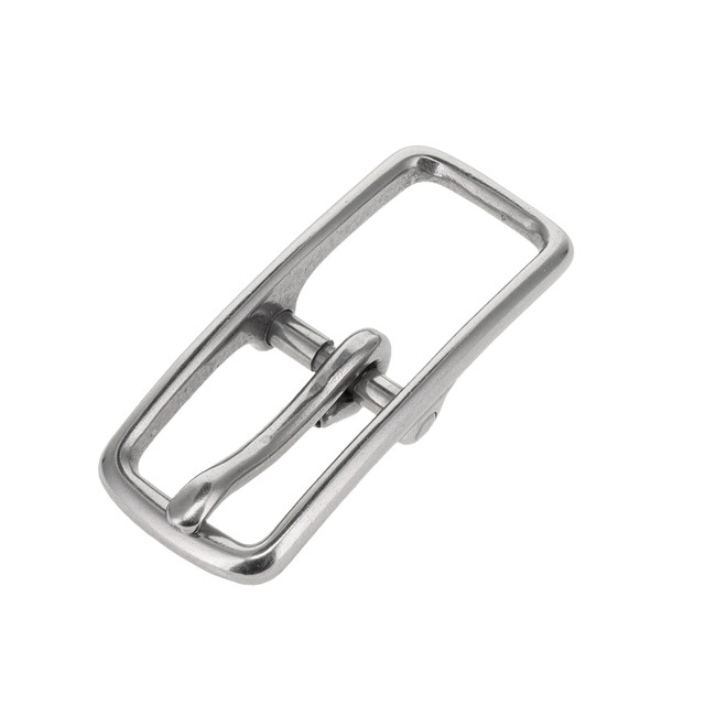 G1516 5/8" Nickel Matte, Center Bar Buckle, Solid Brass