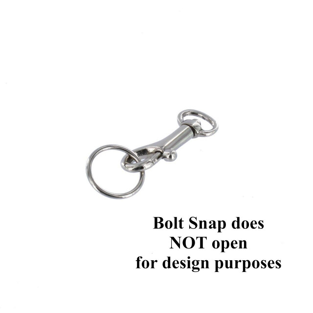 G4674 1/4" Nickel Plate, Swivel Bolt Snap w/O-Ring, Solid Brass