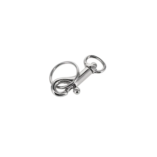 G4674 1/4" Nickel Plate, Swivel Bolt Snap w/O-Ring, Solid Brass