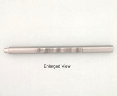 Geared Rod And Pin For Thickness Gauge