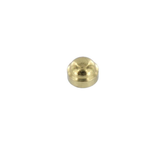 B1615 Natural Brass, Foot, Solid Brass-LL ***Requires the back post B-1414, sold separately***