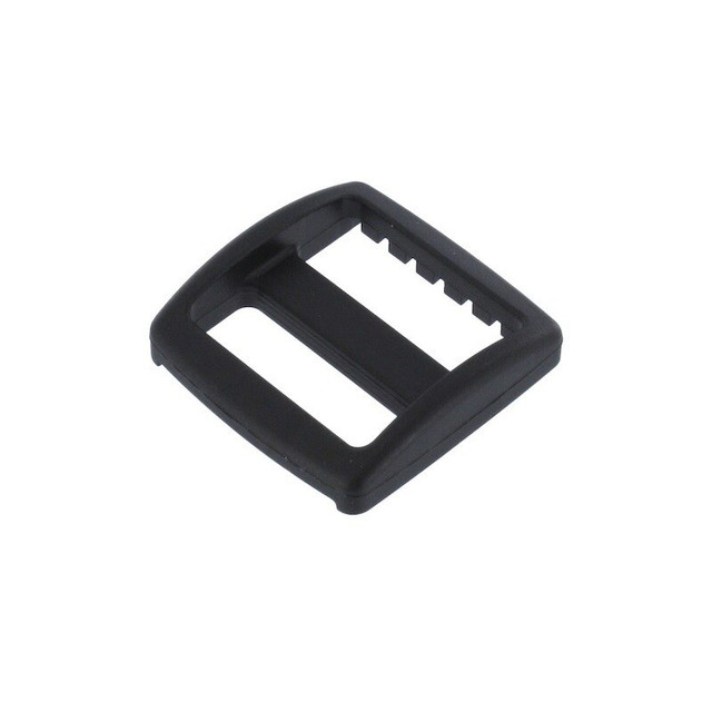 6848 1" Sleek Wide Mouth Sliplock Tri-Glide Buckle, Plastic Slider