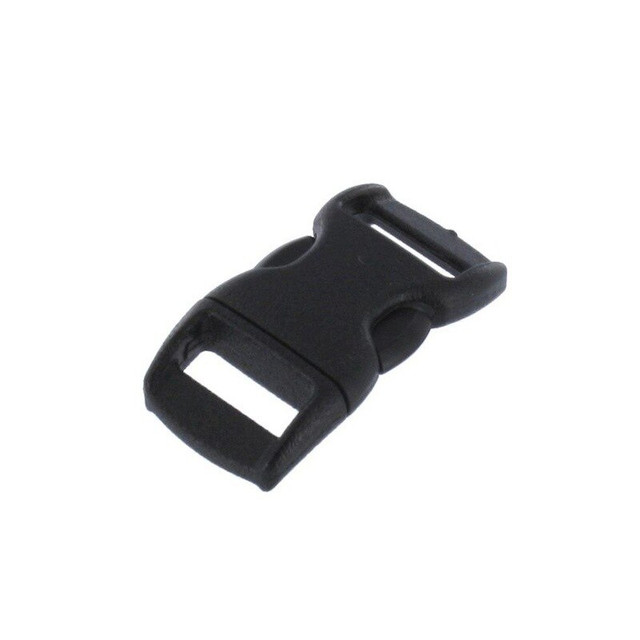 7261/7262 3/8" Kitty Clip Curved Plastic Side Release Buckle