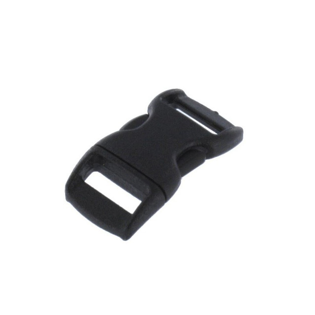 7308/7262 3/8" Breakaway Kitty Clip Curved Side Release Buckle