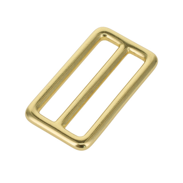 B7096  1 3/4" Natural Brass, Double Loop, Solid Brass-LL