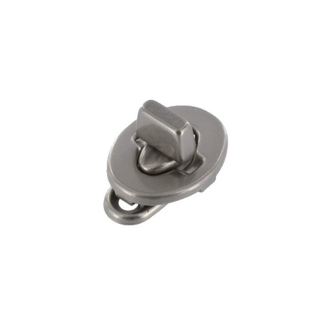 4016 Nickel Matte, Turn Lock, Solid Brass-LL ***Requires Rivets***