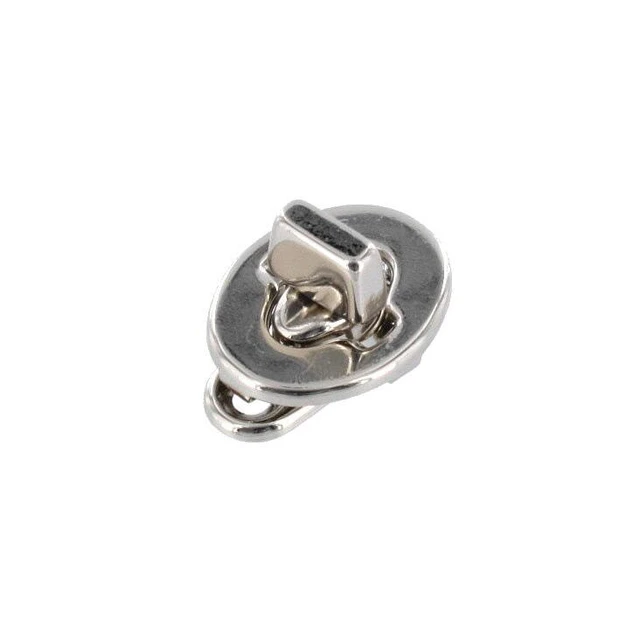 4016 Nickel Plate, Turn Lock, Solid Brass-LL ***Requires Rivets***