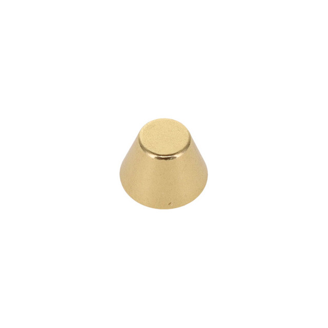 40311 14mm Natural Brass, Foot, Solid Brass-LL ***Requires the back post B-1414, sold separately***