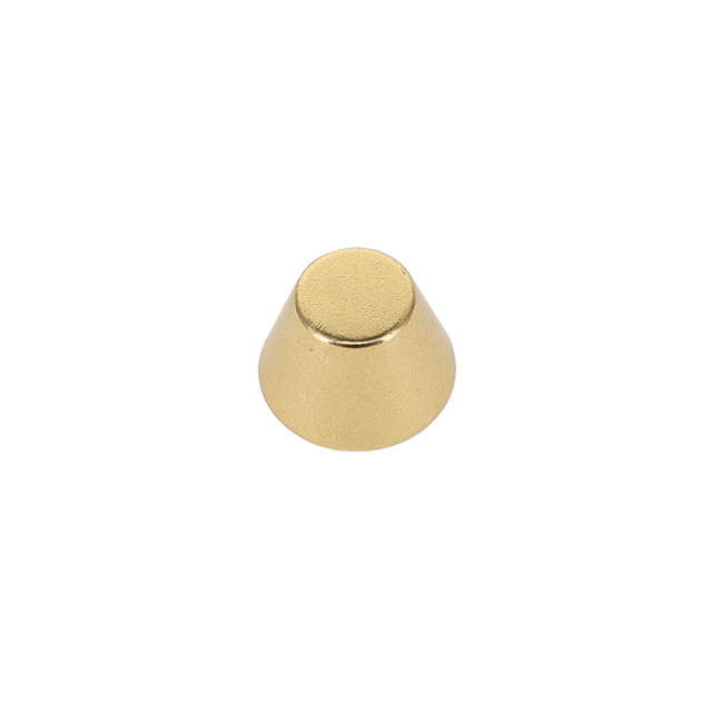 40311 14mm Natural Brass, Foot, Solid Brass-LL ***Requires the back post B-1414, sold separately***