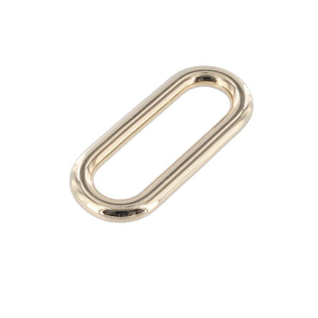 20122 1 1/2" Gold Plated, Single Loop, Solid Brass