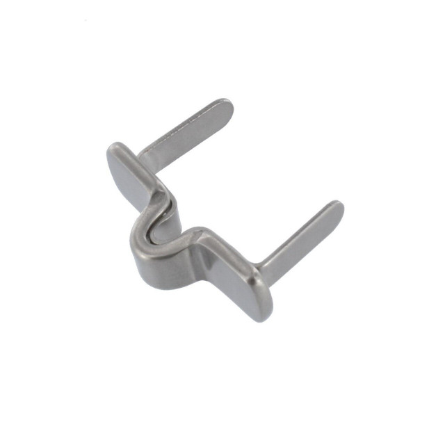 H06 Nickel Matte, Handle Holder, Solid Brass-LL