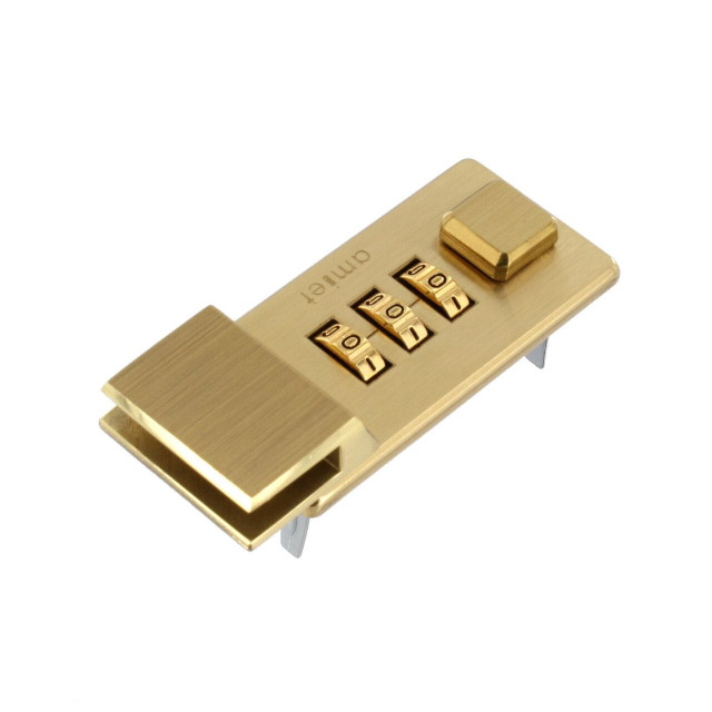 Z53122-10L/26512-1/MGD Brushed Brass Combination Lock