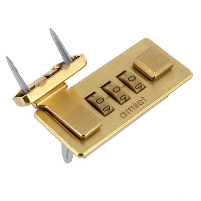 Z6612-10R/Z6612-1/MGS Brushed Brass Combination Lock