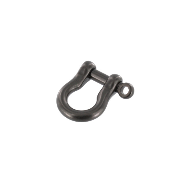 B7485 1/4" Gun Metal, Shackle w/ Screw Pin, Solid Brass-LL