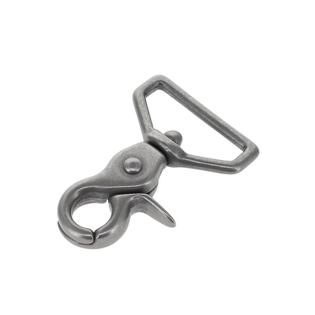 3008A Nickel Matte, Mini Swivel Trigger Snap, Solid Brass-LL