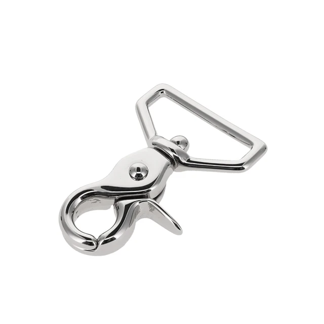 3008A Nickel Plate, Mini Swivel Trigger Snap, Solid Brass-LL