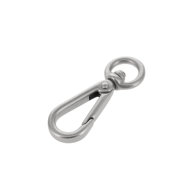 4000N 3/8" Nickel Matte, Swivel Lever Snap, Solid Brass