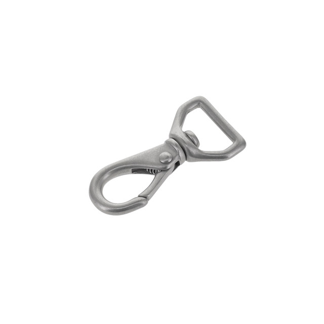 220 Nickel Matte, Mini Swivel Lever Snap, Solid Brass-LL, Multiple Sizes