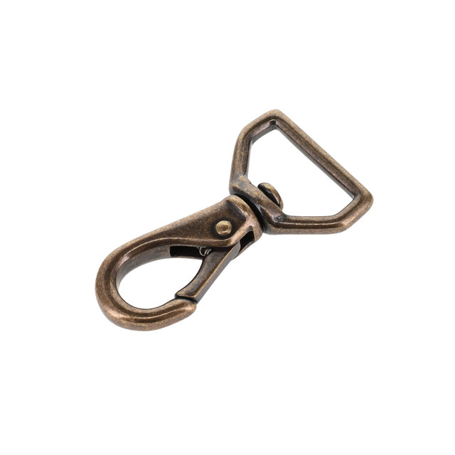 230 Antique Brass, Swivel Lever Snap, Solid Brass-LL, Multiple Sizes