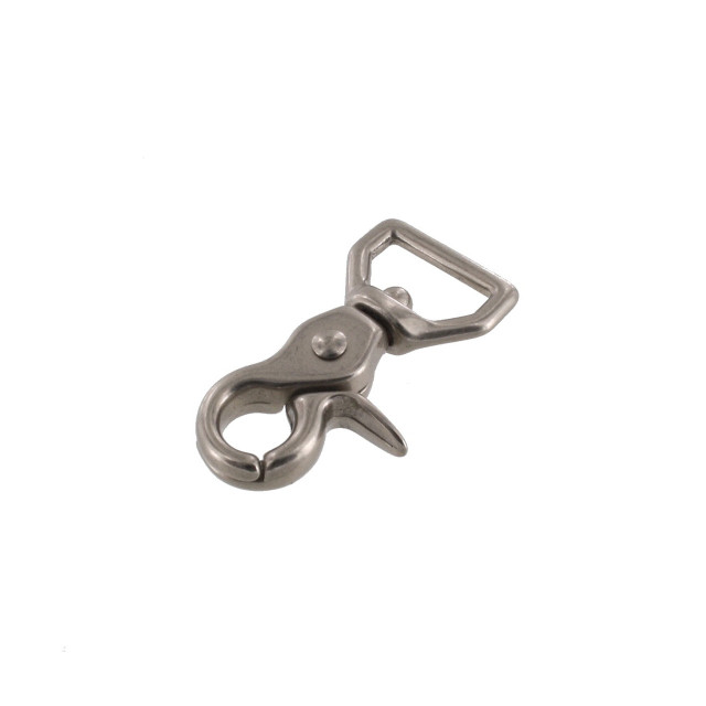 3012A Nickel Matte, Extra Mini Swivel Trigger Snap, Solid Brass-LL, Multiple Sizes