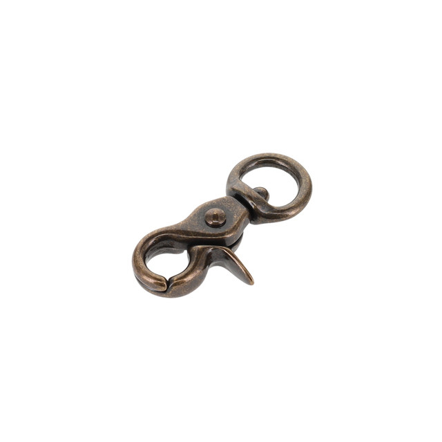 3012A 3/8" Antique Brass, Extra Mini Swivel Trigger Snap, Solid Brass-LL