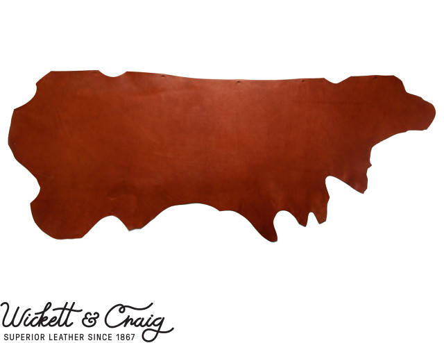 Wickett & Craig English Bridle Leather, Side, Chestnut