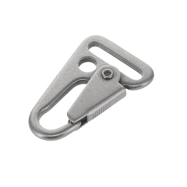 B7443 1" Nickel Matte, HK Clip Sling Lever Snap, Solid Iron