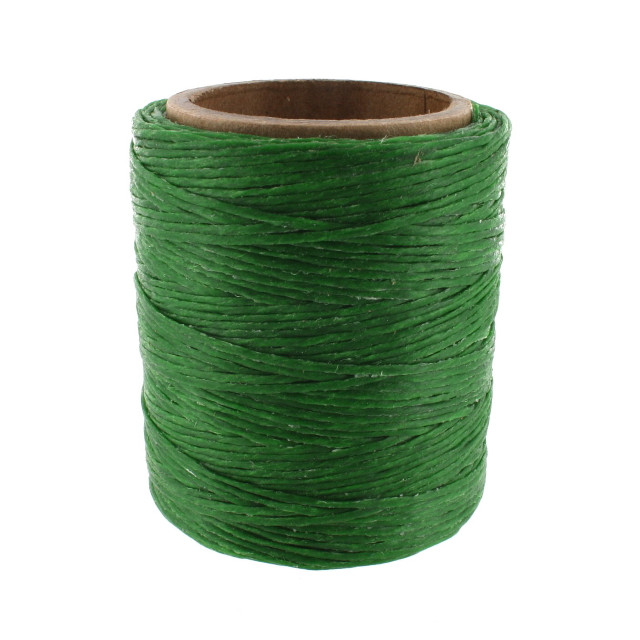 Maine Thread, Twisted Waxed Cord, 70 yard spool, Kelly Green