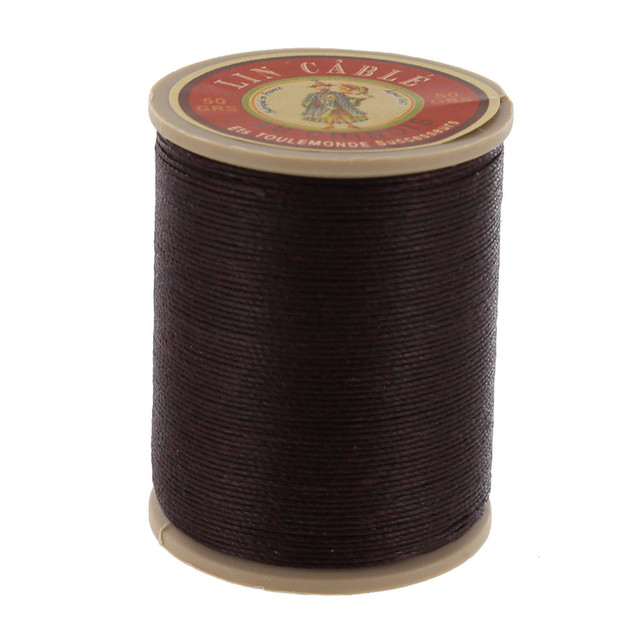 Fil Au Chinois Lin Cable, Waxed Linen Thread, Soil (369)