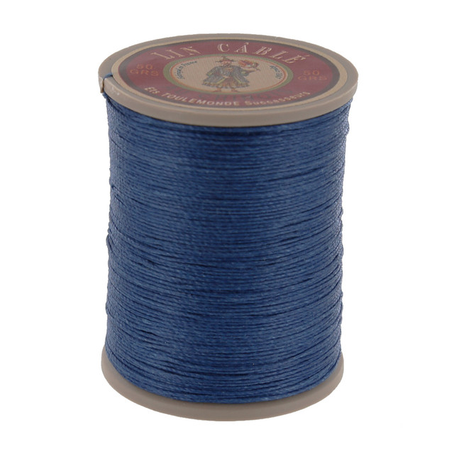 Fil Au Chinois Lin Cable, Waxed Linen Thread, Night (667)