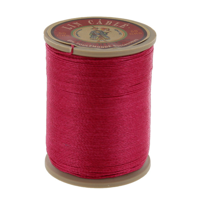 Fil Au Chinois Lin Cable, Waxed Linen Thread, Rosewood (190)