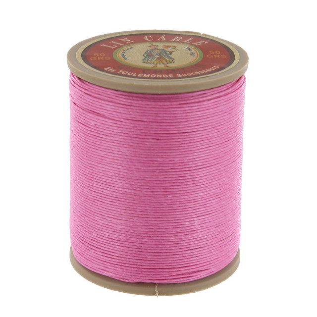Fil Au Chinois Lin Cable, Waxed Linen Thread, Candy (200)