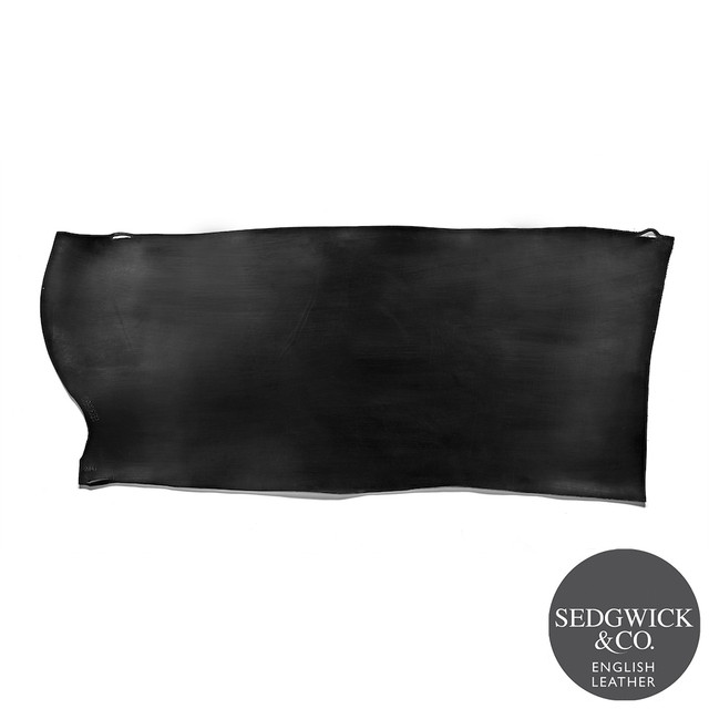 Sedgwick English Bridle Leather, Bend, 9-10oz, Black