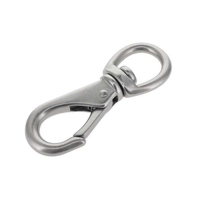 251 5/8" Nickel Matte, Swivel Lever Snap, Solid Brass-LL