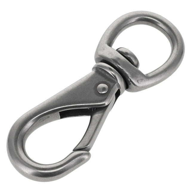 251 5/8" Nickel Matte, Swivel Lever Snap, Solid Brass-LL