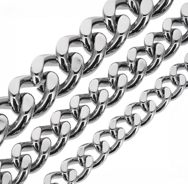 B8840 Nickel Plate, Two-Side Flat Chain, Solid Brass-LL (36" length)
