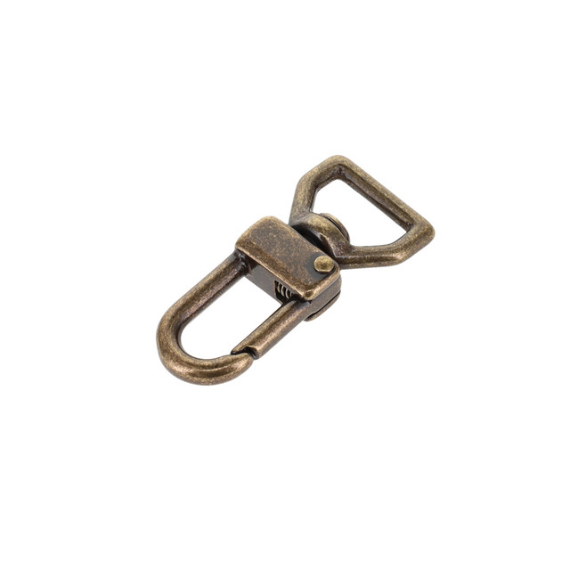 510 Antique Brass, Swivel Lever Snap, Solid Brass-LL, Multiple Sizes