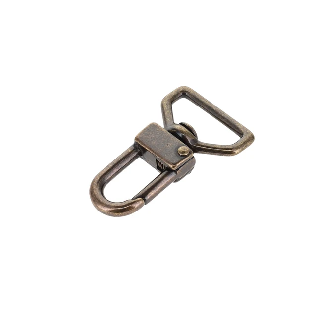 510 Antique Brass, Swivel Lever Snap, Solid Brass-LL