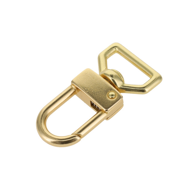 520 3/4" Natural Brass, Swivel Lever Snap, Solid Brass-LL