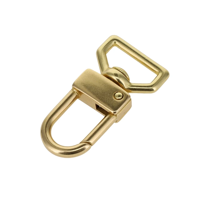 520 3/4" Natural Brass, Swivel Lever Snap, Solid Brass-LL