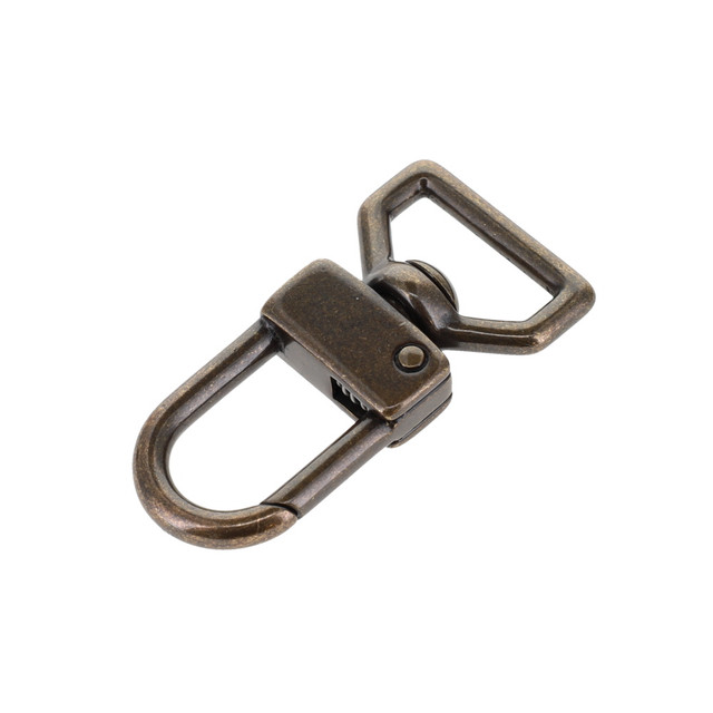 520 3/4" Antique Brass, Swivel Lever Snap, Solid Brass-LL