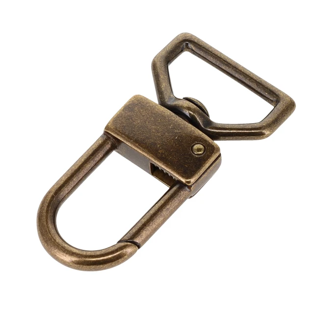 530 1" Antique Brass, Swivel Lever Snap, Solid Brass-LL